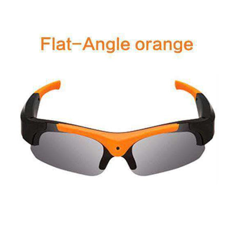 2018 HD 1080P 16GB/32GB Camera Smart Glasses Black/Orange Polarized Lens Sunglasses Camera Action Sport Video Camera Glasses