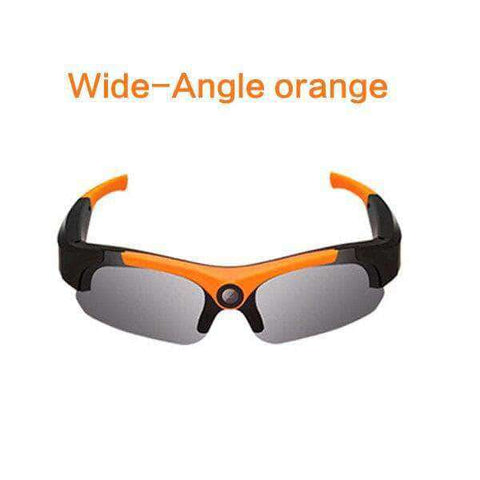 2018 HD 1080P 16GB/32GB Camera Smart Glasses Black/Orange Polarized Lens Sunglasses Camera Action Sport Video Camera Glasses