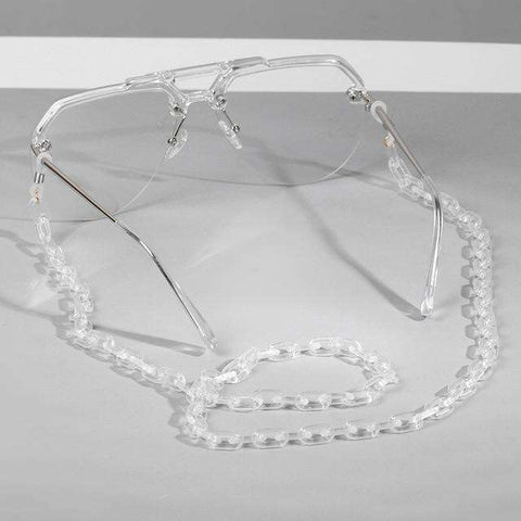 Leopard Acrylic Sunglasses Chain Chic Womens Eyeglass Chains Reading Glasses Chain Eyewears Cord Holder Neck Strap Lanyard 70cm