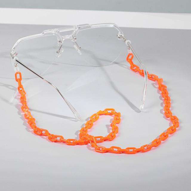 Leopard Acrylic Sunglasses Chain Chic Womens Eyeglass Chains Reading Glasses Chain Eyewears Cord Holder Neck Strap Lanyard 70cm