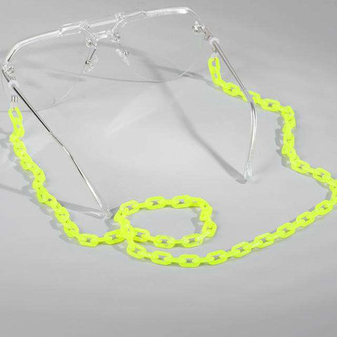 Leopard Acrylic Sunglasses Chain Chic Womens Eyeglass Chains Reading Glasses Chain Eyewears Cord Holder Neck Strap Lanyard 70cm