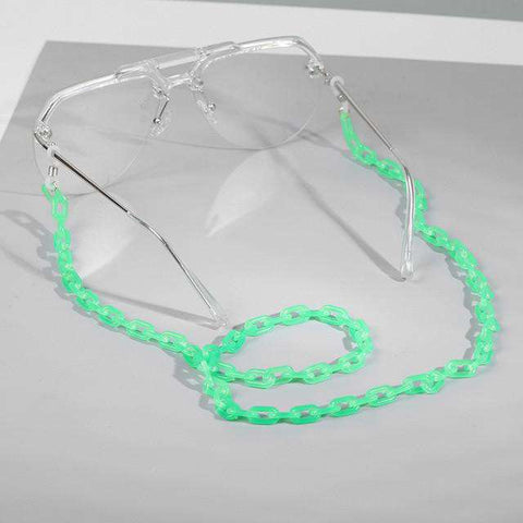 Leopard Acrylic Sunglasses Chain Chic Womens Eyeglass Chains Reading Glasses Chain Eyewears Cord Holder Neck Strap Lanyard 70cm