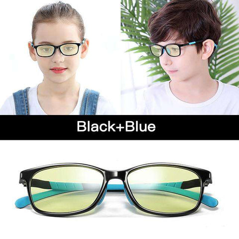 Anti blue light kids glasses gaming computer ray blocking UV400 clear cute eyeglasses boy girl children eye protection goggle