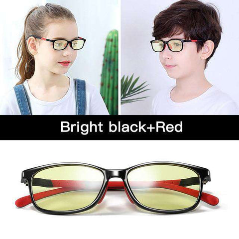 Anti blue light kids glasses gaming computer ray blocking UV400 clear cute eyeglasses boy girl children eye protection goggle