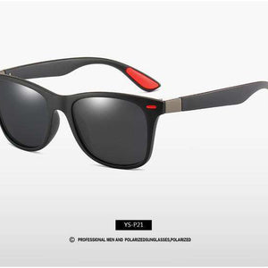 ZXWLYXGX Classic Polarized Sunglasses Men Women Brand Design Driving Square Frame Sun Glasses Male Goggle UV400 Gafas De Sol