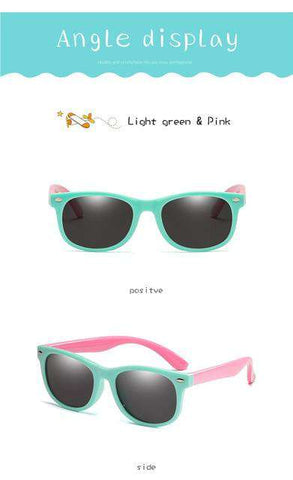 LongKeeper Kids Polarized Sunglasses Children Flexible Mirror Silicone Glasses Girls Boys Safety Anti-glare UV400 Gafas de sol