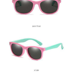 LongKeeper Kids Polarized Sunglasses Children Flexible Mirror Silicone Glasses Girls Boys Safety Anti-glare UV400 Gafas de sol