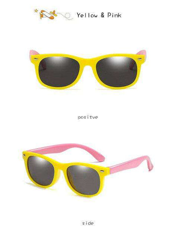 LongKeeper Kids Polarized Sunglasses Children Flexible Mirror Silicone Glasses Girls Boys Safety Anti-glare UV400 Gafas de sol