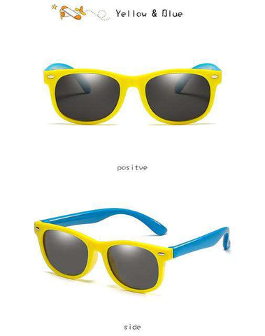 LongKeeper Kids Polarized Sunglasses Children Flexible Mirror Silicone Glasses Girls Boys Safety Anti-glare UV400 Gafas de sol