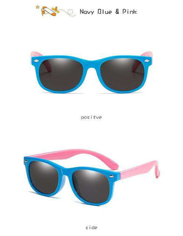 LongKeeper Kids Polarized Sunglasses Children Flexible Mirror Silicone Glasses Girls Boys Safety Anti-glare UV400 Gafas de sol