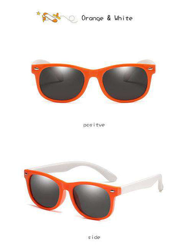 LongKeeper Kids Polarized Sunglasses Children Flexible Mirror Silicone Glasses Girls Boys Safety Anti-glare UV400 Gafas de sol