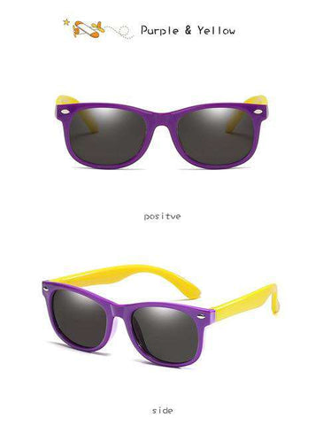 LongKeeper Kids Polarized Sunglasses Children Flexible Mirror Silicone Glasses Girls Boys Safety Anti-glare UV400 Gafas de sol