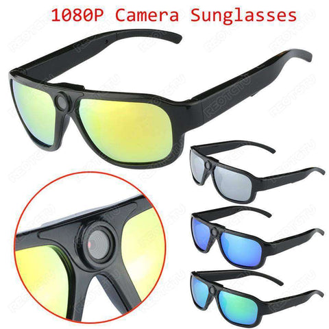 2019 New 1080P Multicolor Sunglasses Camera Mini Glasses DV DVR Video Recorder Outdoor Sports Micro Camera Driving Smart Glasses