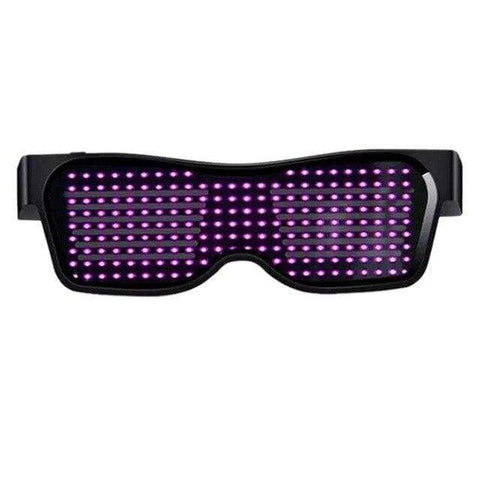 Magic Bluetooth Led Party Glowing Glasses APP Control Luminous Glasses EDM DJ Electro Syllables Halloween Party Eyeglasses