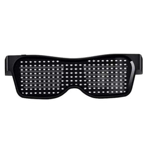 Hot Bluetooth Led Glowing Glasses Party APP Control Light Up Glasses EDM DJ Electro Syllables Halloween Glowing Party Eyeglasses
