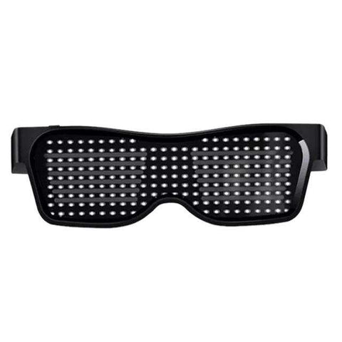 Hot Bluetooth Led Glowing Glasses Party APP Control Light Up Glasses EDM DJ Electro Syllables Halloween Glowing Party Eyeglasses