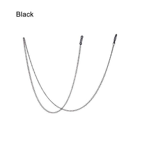 61cm Unisex Non-slip Sunglasses Lanyard Strap Necklace Metal Eyeglass Glasses Chain Cord For Reading Glasses Adjustable Strap