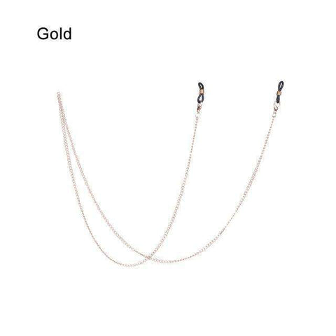 61cm Unisex Non-slip Sunglasses Lanyard Strap Necklace Metal Eyeglass Glasses Chain Cord For Reading Glasses Adjustable Strap