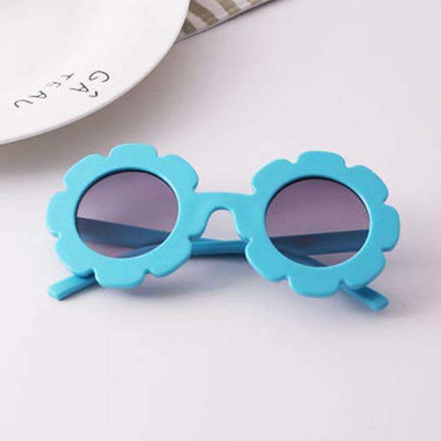 iboode Kids Sunglasses Flower Round Shape Baby Child Sun Glasses Gafas UV400 Children Sunglasses for Girls Boys Oculos De Sol