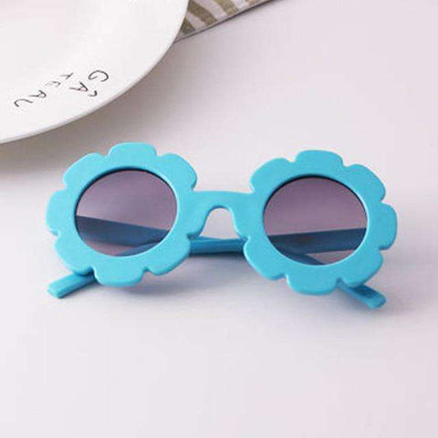 iboode Kids Sunglasses Flower Round Shape Baby Child Sun Glasses Gafas UV400 Children Sunglasses for Girls Boys Oculos De Sol