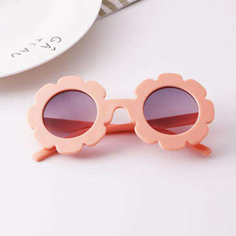 iboode Kids Sunglasses Flower Round Shape Baby Child Sun Glasses Gafas UV400 Children Sunglasses for Girls Boys Oculos De Sol
