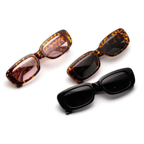 Punk Sun Glasses Frame PC Lens AC Travel Sunglasses Retro Small Oval Sunglasses Women Brand Designer Frame Fashion