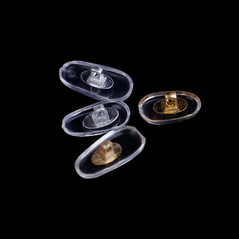 5 Pairs S/L Size Silicone Screw On Nose Pads Brace Support For Glasses Sunglasses Support Nose Pad Eyewear Accessories