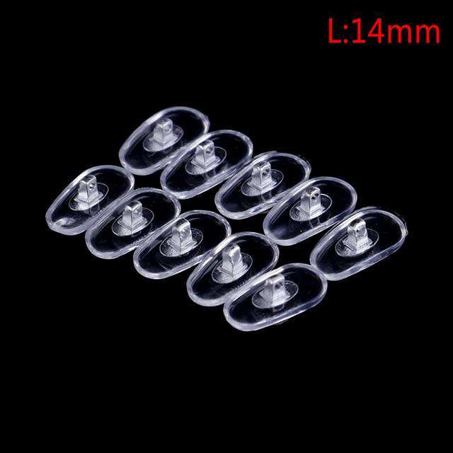 5 Pairs S/L Size Silicone Screw On Nose Pads Brace Support For Glasses Sunglasses Support Nose Pad Eyewear Accessories