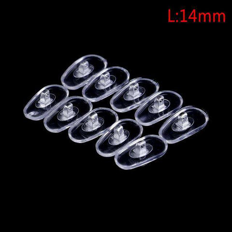 5 Pairs S/L Size Silicone Screw On Nose Pads Brace Support For Glasses Sunglasses Support Nose Pad Eyewear Accessories