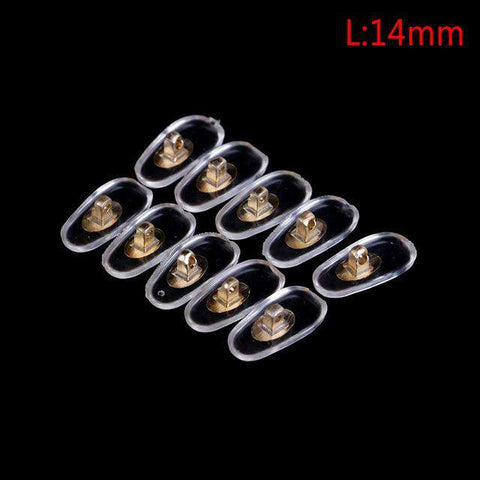 5 Pairs S/L Size Silicone Screw On Nose Pads Brace Support For Glasses Sunglasses Support Nose Pad Eyewear Accessories