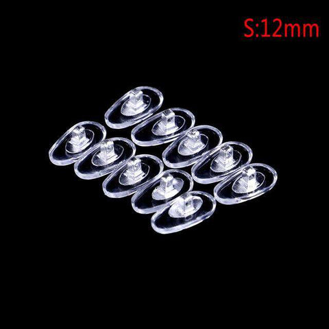 5 Pairs S/L Size Silicone Screw On Nose Pads Brace Support For Glasses Sunglasses Support Nose Pad Eyewear Accessories