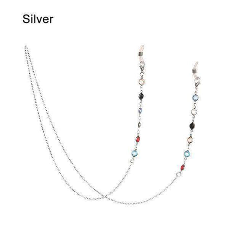 1PC 2019 Summer NEW Fashion Chic Womens Gold Silver Sunglasses Chains Reading Beaded Glasses Chain Eyewear Cord Lanyard Necklace