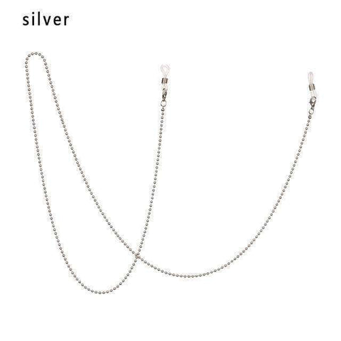1PC 2019 Summer NEW Fashion Chic Womens Gold Silver Sunglasses Chains Reading Beaded Glasses Chain Eyewear Cord Lanyard Necklace