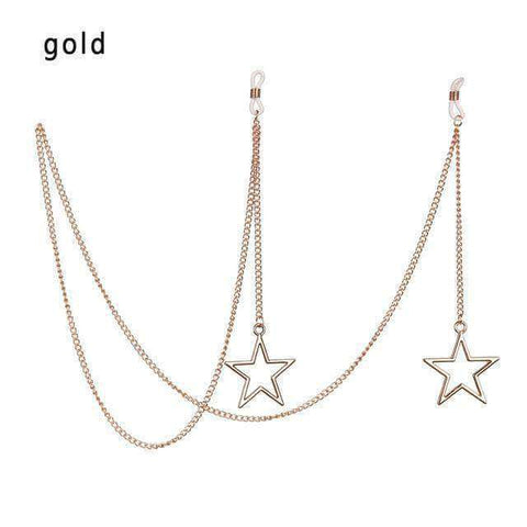 1PC 2019 Summer NEW Fashion Chic Womens Gold Silver Sunglasses Chains Reading Beaded Glasses Chain Eyewear Cord Lanyard Necklace
