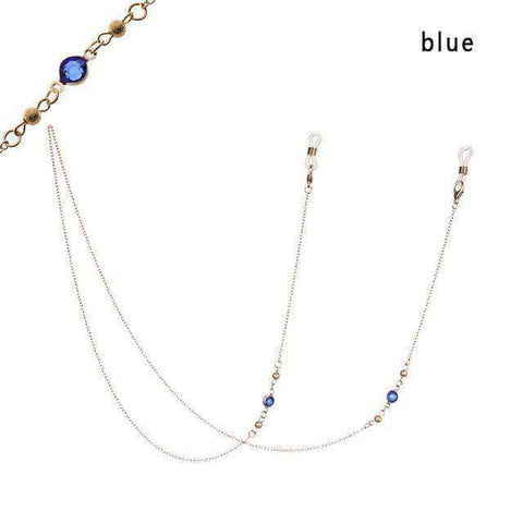 1PC 2019 Summer NEW Fashion Chic Womens Gold Silver Sunglasses Chains Reading Beaded Glasses Chain Eyewear Cord Lanyard Necklace