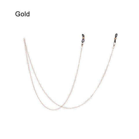 1PC 2019 Summer NEW Fashion Chic Womens Gold Silver Sunglasses Chains Reading Beaded Glasses Chain Eyewear Cord Lanyard Necklace