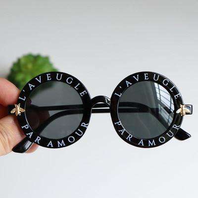 Children's sunglasses girl baby boy cute summer round frame small sunglasses children's glasses Korean version fashion kids