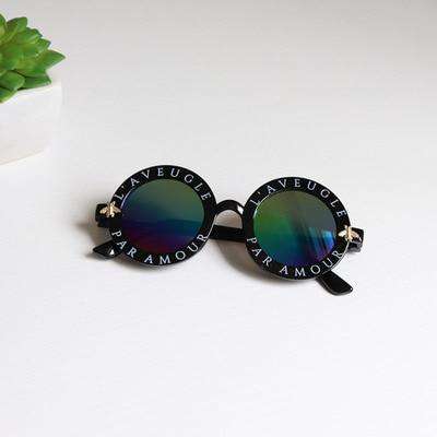 Children's sunglasses girl baby boy cute summer round frame small sunglasses children's glasses Korean version fashion kids