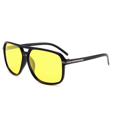 UVLAIK Polarized Sunglasses Men Oversized Square Mirror Driving Sun Glasses Brand Designer Retro Driver Sunglass UV400 Goggles