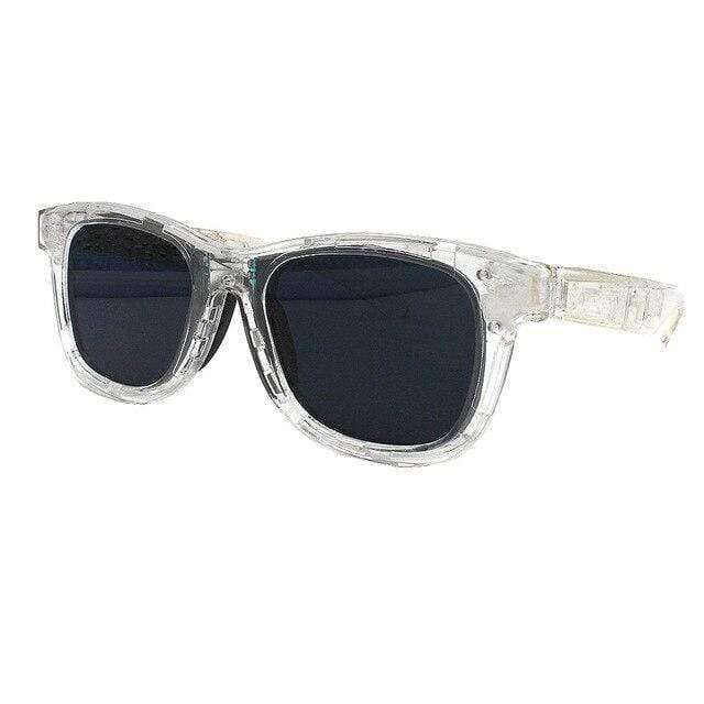 Sunglasses with Variable Electronic Tint Control Sunglasses Men Polarized Sunglasses Transparent Eyewear Frame