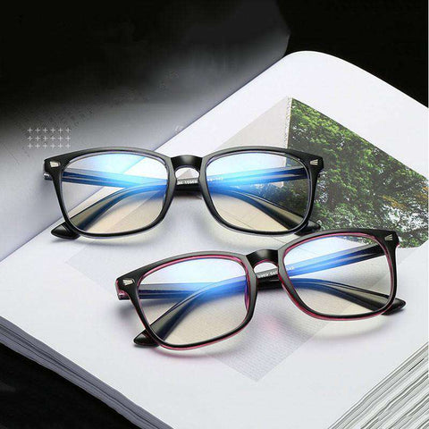Square Computer Glasses Men Anti Blue Light Game Eyeglasses Women's Eyeglass Frame Blue Light Blocking Eyewear UV Protection