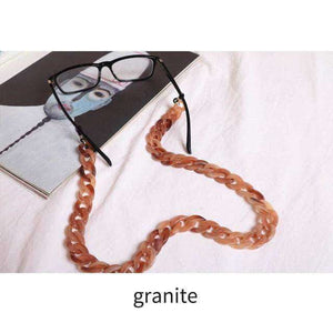 20 Colors Fashion Acrylic Candy Color Reading Glasses Chain For Women Cords Beaded Eyeglass Lanyard Hold Straps Sunglasses Chain