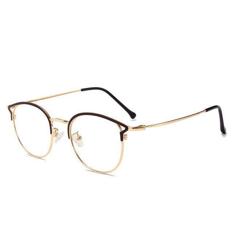 NEW Women's Blue Light Blocking Computer Glasses Cat Eye Anti Blue Rays Eyeglasses Female Plain Mirror Glasses Frame Eyewear