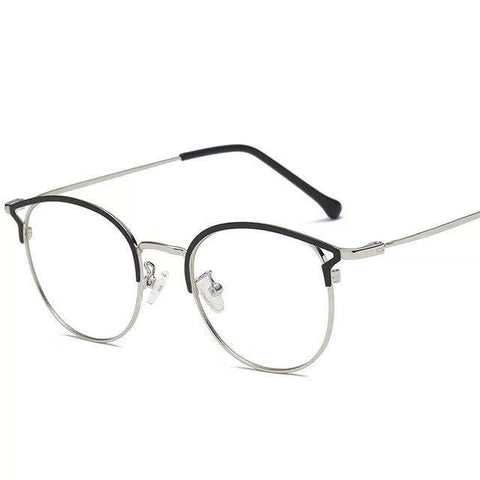 NEW Women's Blue Light Blocking Computer Glasses Cat Eye Anti Blue Rays Eyeglasses Female Plain Mirror Glasses Frame Eyewear