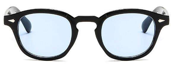 Fashion Johnny Depp Style Round Sunglasses Clear Tinted Lens Brand Design Party Show Sun Glasses Oculos De Sol