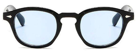 Fashion Johnny Depp Style Round Sunglasses Clear Tinted Lens Brand Design Party Show Sun Glasses Oculos De Sol