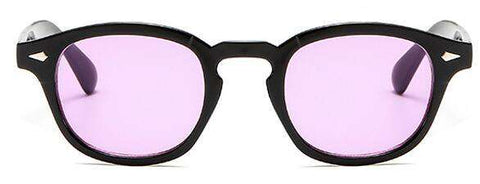 Fashion Johnny Depp Style Round Sunglasses Clear Tinted Lens Brand Design Party Show Sun Glasses Oculos De Sol