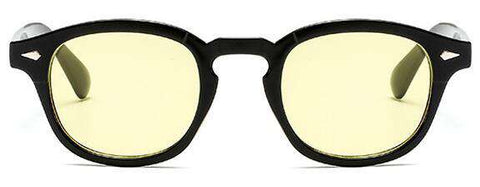 Fashion Johnny Depp Style Round Sunglasses Clear Tinted Lens Brand Design Party Show Sun Glasses Oculos De Sol