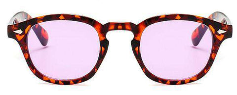 Fashion Johnny Depp Style Round Sunglasses Clear Tinted Lens Brand Design Party Show Sun Glasses Oculos De Sol
