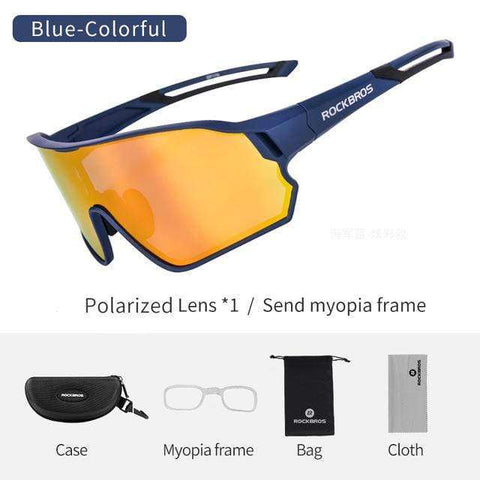 ROCKBROS Cycling Glasses Bicycle Polarized Photochromic Myopia Glasses Bike Eyewear Sport Men Women Fishing Cycling Sunglasses